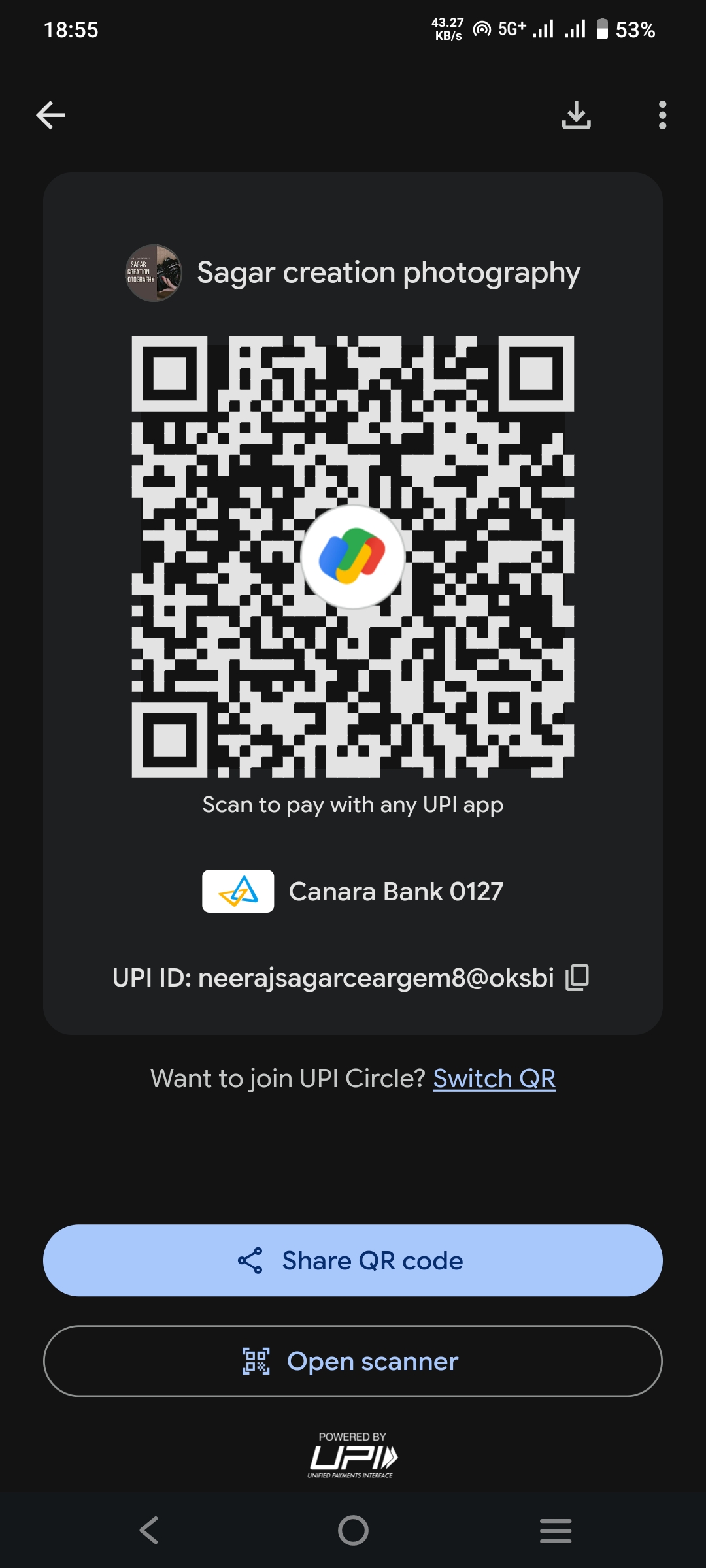 Payment QR Code