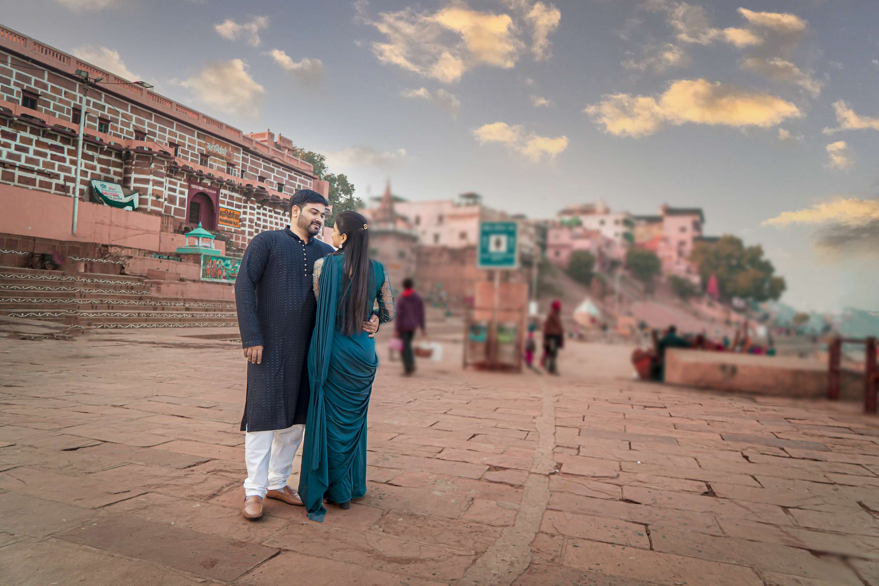 Pre wedding by Vreena Creation in Varanasi